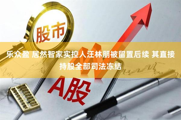 乐众盈 居然智家实控人汪林朋被留置后续 其直接持股全部司法冻结