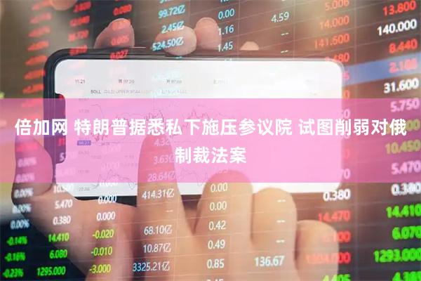 倍加网 特朗普据悉私下施压参议院 试图削弱对俄制裁法案
