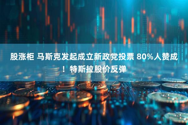 股涨柜 马斯克发起成立新政党投票 80%人赞成！特斯拉股价反弹