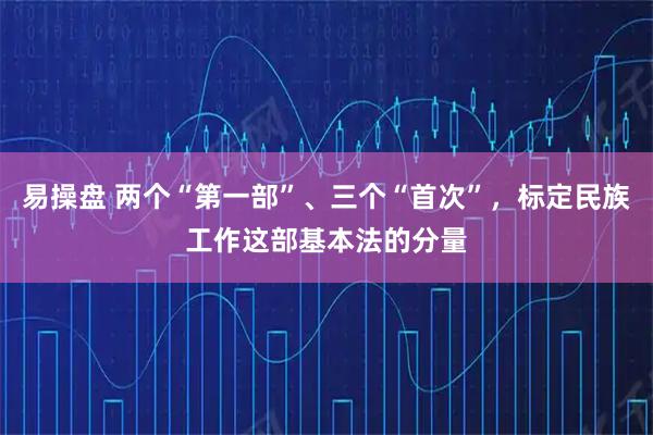 易操盘 两个“第一部”、三个“首次”，标定民族工作这部基本法的分量